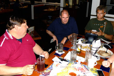 June 2014 - Jimmy Farmer, old Joel Harris and Jim Garbee at Chili's in Smyrna