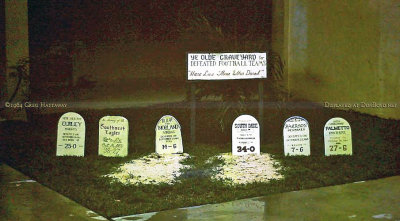 1964 - class of 1965 Football Team graveyard of high school football teams that were defeated