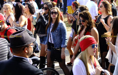 2015 Gasparilla Parade of Pirates beauties on Bayshore Boulevard