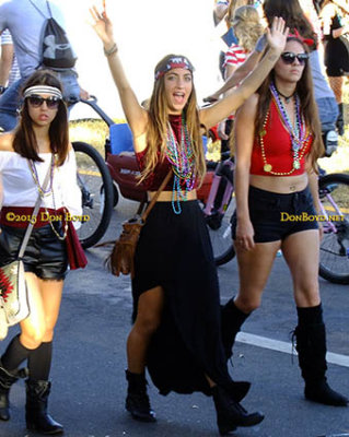 2015 Gasparilla Parade of Pirates beauties on Bayshore Boulevard