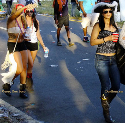 2015 Gasparilla Parade of Pirates beauties on Bayshore Boulevard