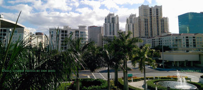 January 2015 - the view south from Dadeland Mall just west of the former Burdine's department store (Macy's now)