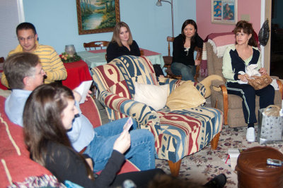 December 2005 - family gathering after Christmas Eve service in Franklin, Tennessee