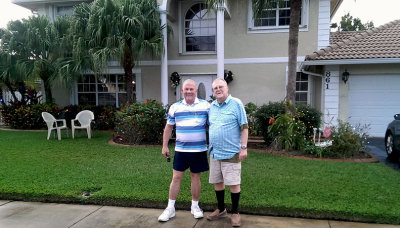 December 2014 - Don Boyd and Ray Kyse at his home in Davie