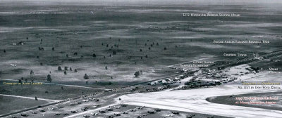1939 - the top portion of the aerial photo of Miami Municipal Airport hosting the 1939 All-American Air Races