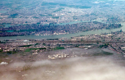 2015 - aerial photo of eastern New Jersey and Manhattan