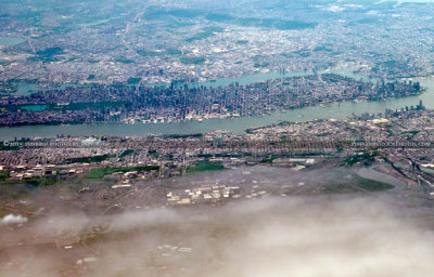 June 2015 - aerial photo of northern New Jersey and the New York City area