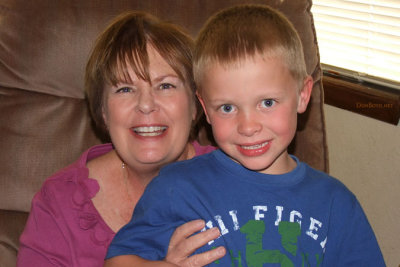 June 2011 - Karen with our grandson Kyler Kramer in Colorado Springs