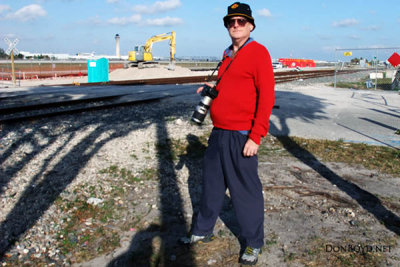 January 2011 - Bill Hough photographing aircraft at Miami International Airport