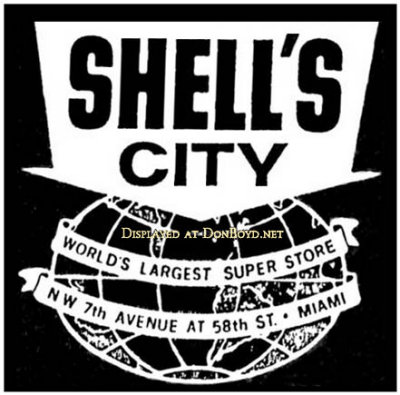 1963 - Shell's City logo in an advertisement in the Miami News