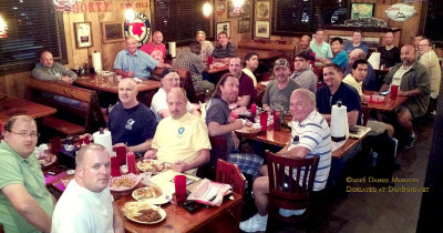 January 2016 - Florida Aviation Photographers convention dinner at Shortys in Doral