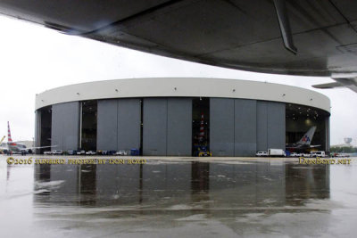 MIA Airfield Tour - the former National Airlines and Pan Am hangar at Central Base, now leased by American Airlines