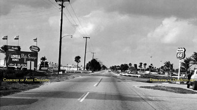 1966 - looking north on W. 12 Avenue just south of W. 84 Street/NW 138 Street