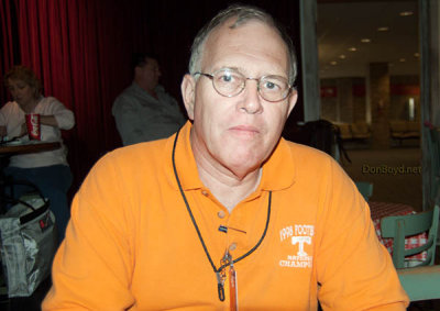 June 2005 - Alton Lanier at a good barbecue restaurant inside Memphis International Airport