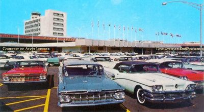 1959 - new 20th Street Terminal at Miami International Airport before the airport hotel was built on top of it