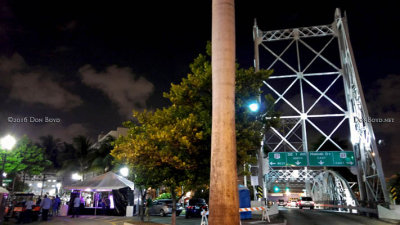 2016 - historic vertical lift Parker through truss bridge over Miami Canal from Miami Springs to Hialeah