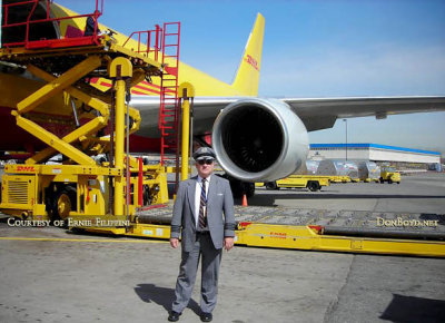 March 2007 - Captain Ernie Filippini and his DHL cargo B767-200