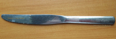 A well-used old knife from Arthur Maisels Restaurant