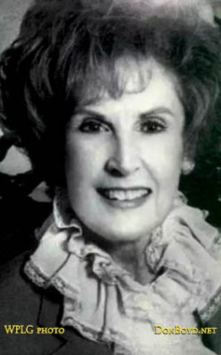 July 2016 - Molly Turner, 37-years in South Florida's TV news, passes away at age 93