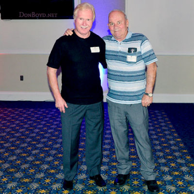 HHS-66 50-Year Reunion and Reunion of the 60's: my old friend Carl Bradley and me on Saturday night at the Milander Center