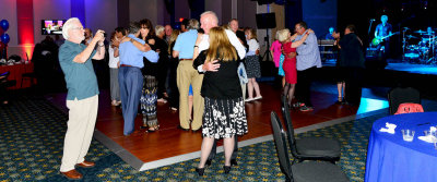 HHS-66 50-Year Reunion and Reunion of the 60's:  Tom Fitzpatrick (HHS-65)(left) - classmates dancing at the Saturday night event
