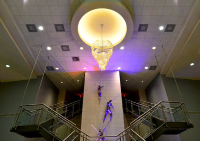 HHS-66 50-Year Reunion and Reunion of the 60's: the lobby entrance at the Milander Center for the Arts