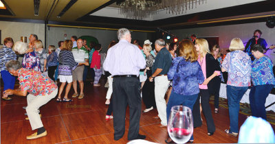 HHS-66 50-Year Reunion and Reunion of the 60's:  classmates dancing on Friday night at the Grand Slam Ballroom