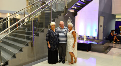 July 2016 - Sarah Carroll Simonpietri, Don Boyd and Mert Carroll Jankowski at the Hialeah High Class of 1966 50-Year Reunion