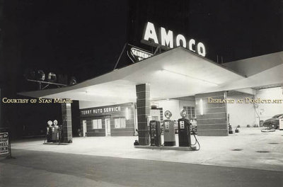 Late 1950's - Terry Auto Service and Amoco gas station