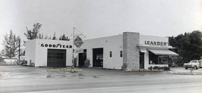 Late 1950's - Leander's Goodyear tire store somewhere in Dade County