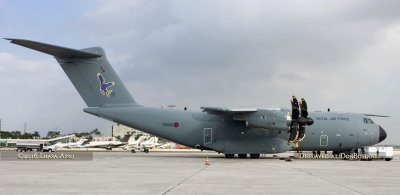 December 2016 - the first A400M to operate into Miami International Airport:  Royal Air Force Airbus A400M-180 Atlas ZM406