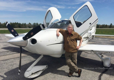 May 2016 - my USCGR buddy CWO4 Alan Stone and his flying club's Cirrus SR20 N245SR