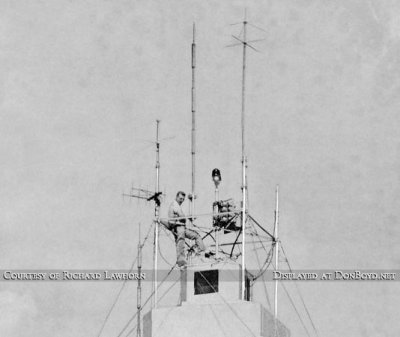 1952 - closer up view of the air raid siren on top of the Dade County Courthouse