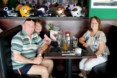 November 2016 - Don and Karen with Lynda Kyse at Duffy's Sports Grill