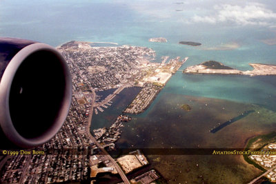 1999 - aerial photo of Key West