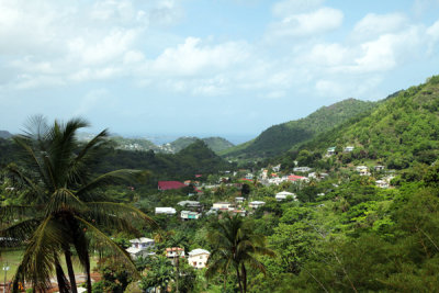 Village and Rainforest panorama...