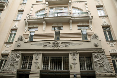 Building in Art Nouveau Quarter 