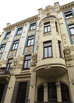 Building in Art Nouveau Quarter 