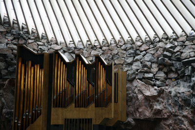 Organ, Church in the Rock (Temppeliaukio Church)