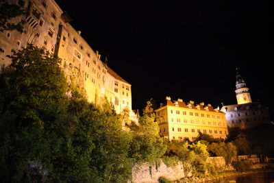 Cesky Krumlov Castle by Night