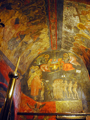 Ceiling Fresco, St. John'sMonastery, Chora, Patmos, Greece.