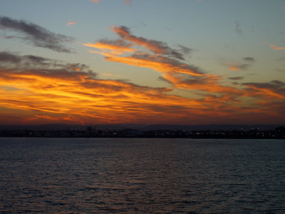 Sunrise, Haifa, Israel.