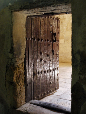 Interior View, Door of Humiliation,Church of the Nativity, Bethlehem, Gaza.