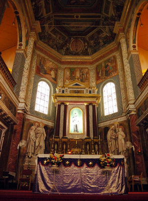 Altar, St. Aloysius Church, Mangalore, India.