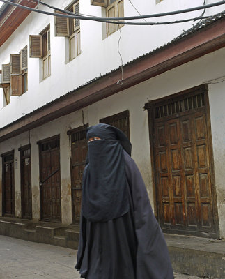 Zanzibari Woman, Stonetown, Zanzibar, Tanzania.