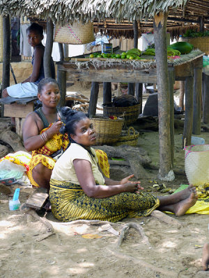 Hair Dressing, Nosy Komba, Madagascar.