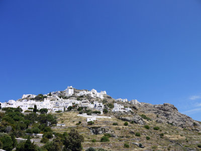 View of Chora -  from Livadi.