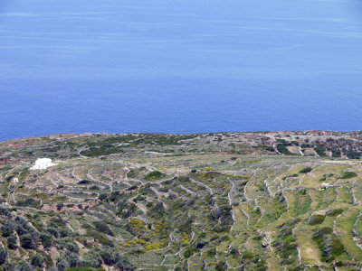 Latticework of Terraces - viewed from Artemonas.