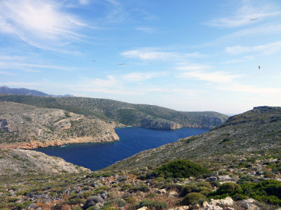 Bay and countryside vista - from Aghios Georghios.