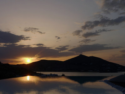 Sunset over Naroussa.